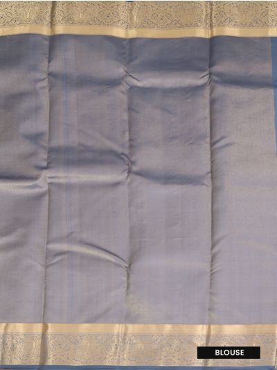 Gracecharm Uppada Silk Geometric Leaf with Diamond Lattice Pallu Saree