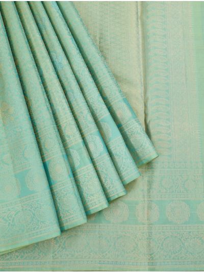Gracecharm Uppada Silk Floral Butta with Geometric Jaal Pallu Saree