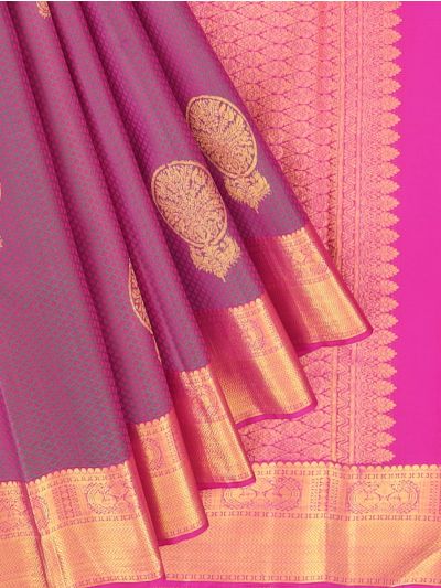 Vivaha Arani Pure Silk Medallion Butta with Floral Pallu Saree