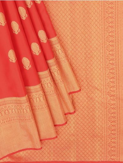Vivaha Arani Pure Silk Floral Butta with Diamond Brocade Pallu Saree