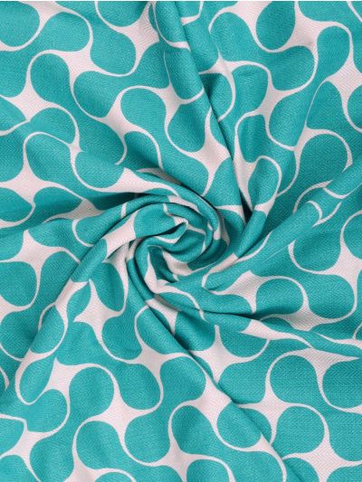 Doctor Towels Turquoise Tile Bamboo Bath Towel