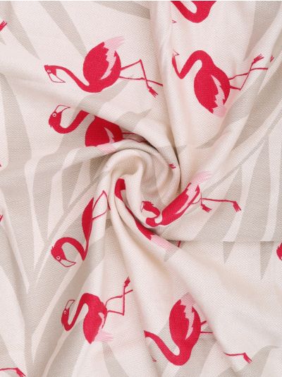 Doctor Towels Tropical Flamingo Bamboo Bath Towel