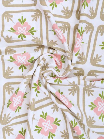 Doctor Towels Floral Tile Bamboo Bath Towel