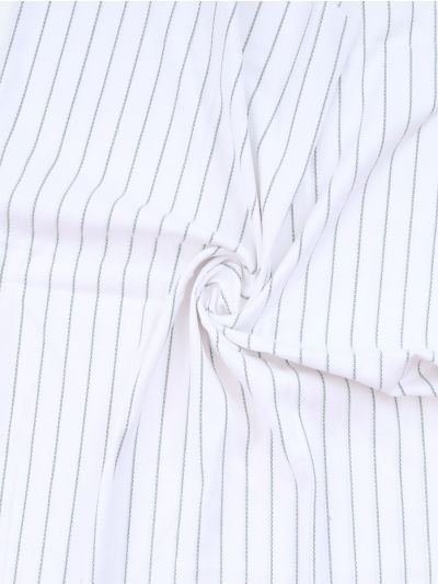 Doctor Towels Forest Green Cambric Pinstripe Bath Towel