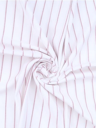 Doctor Towels Merlot Mauve Cambric Pinstripe Bath Towel