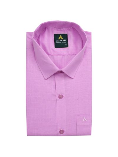 Couple Combo Lavender Pink Shirt and Dhoti Set with Saree