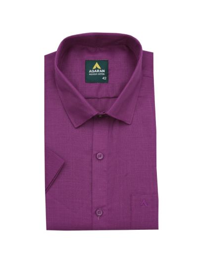 Couple Combo Dark Magenta Shirt and Dhoti Set with Saree