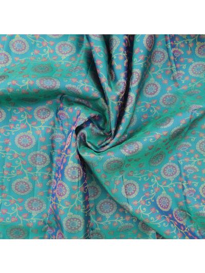 Gracecharm Pure Silk Traditional Intricate floral jaal work delicate zari weave Saree