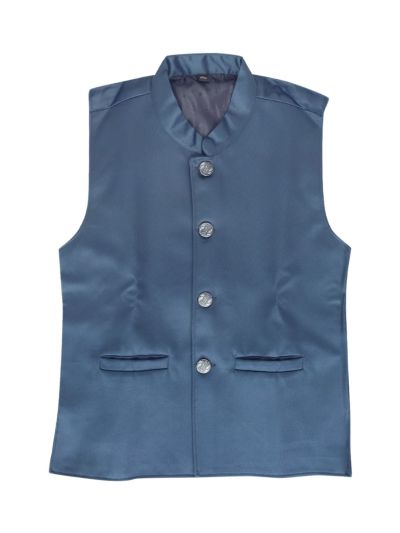 Gracecharm Boys Tonal Leaf Pattern Blazer Jacket 3 Piece Set