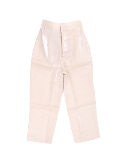 Royal Elegance Boys Ivory Beige Floral Embroidered Indo-Western 3 Piece Suit Set
