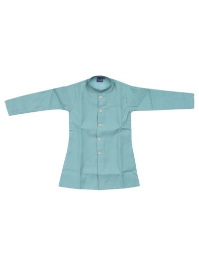 Gracecharm Boys Geometric Embroidered Indo Western Sherwani Set
