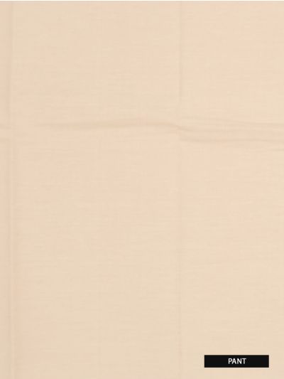 Graceful Cotton Floral Motif With Leafy Geometric Border Dress Material