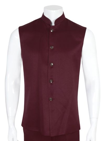 Brodman Men’s Premium Bandhgala Coat Suit – Elegant Traditional Formal Wear