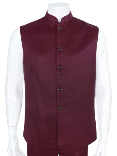Brodman Men’s Premium Bandhgala Coat Suit – Elegant Traditional Formal Wear