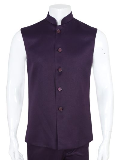 Brodman Men’s Premium Bandhgala Coat Suit – Elegant Traditional Formal Wear