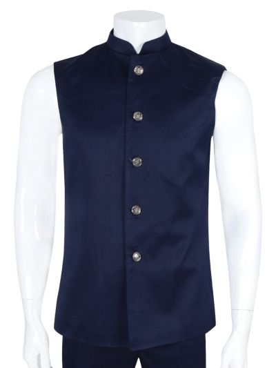 Brodman Men’s Premium Bandhgala Coat Suit – Elegant Traditional Formal Wear