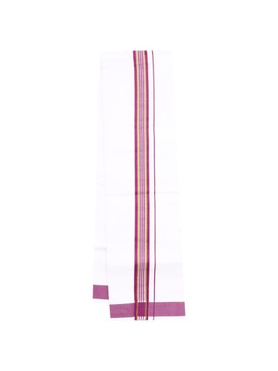 Couple Combo Deep Magenta Shirt and Dhoti Set with Saree