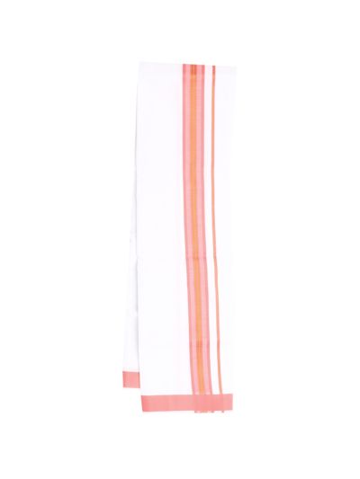 Couple Combo Coral Pink Shirt and Dhoti Set with Saree