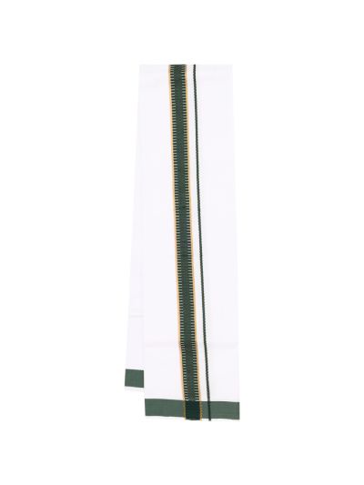Couple Combo Green Shirt and Dhoti Set with Saree