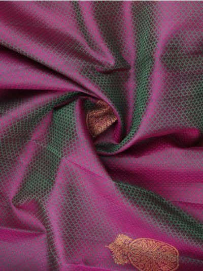 Vivaha Arani Pure Silk Medallion Butta with Floral Pallu Saree