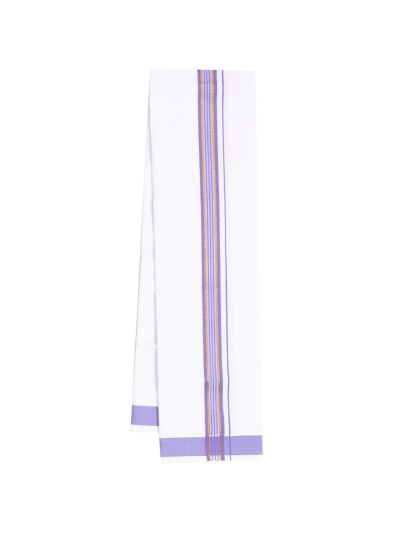 Couple Combo Lavender Shirt and Dhoti Set with Saree