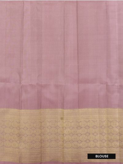 Vivaha Bridal Kanchipuram Pure Silk Zari Butta with Floral Brocade Pallu Saree