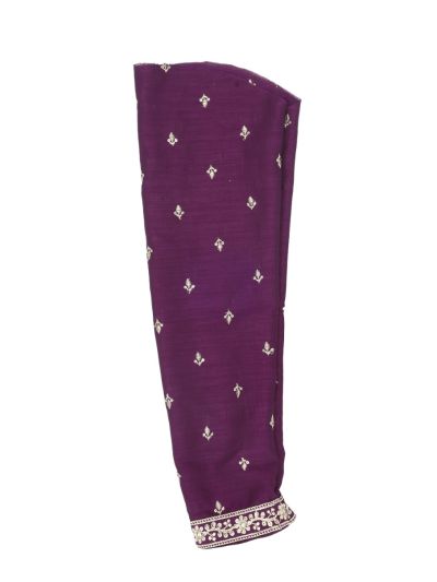 Graceful Essence Girls Butta Embroidered Flared Kurta Pant Dupatta Set