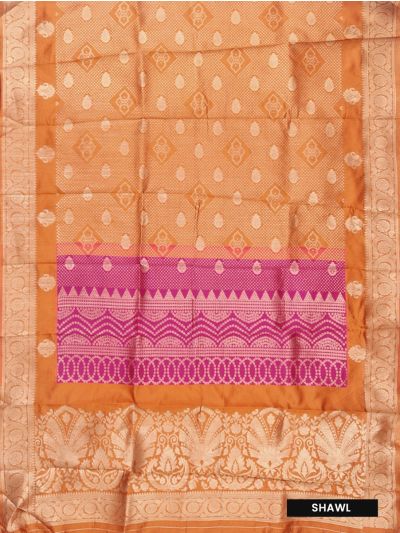Graceful Art Banaras Zari Buttis Metallic Gold Zari Threads Dress Material