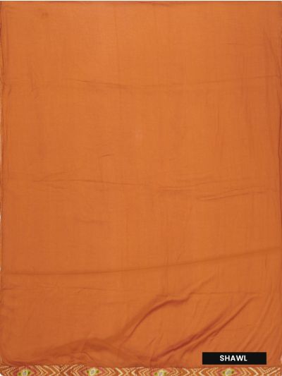 Graceful Rayon Rectangular Yoke Panel With thread work Dress Material