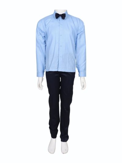 Royal Elegance Boys Premium Rayon Coat Suit with Bow Tie – Stylish Formal Outfit