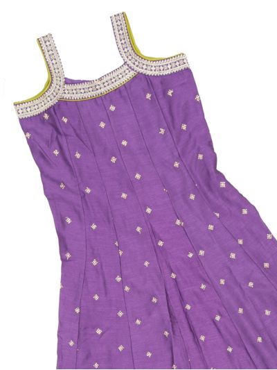 Graceful Essence Girls Floral Butta Flared Kurta Pant Dupatta 3 Piece Suit Set