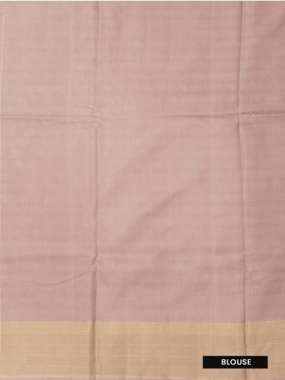 Kanmanie Elegant Striped and Butta Design with 5 Inch Tissue Border Soft Silk Saree