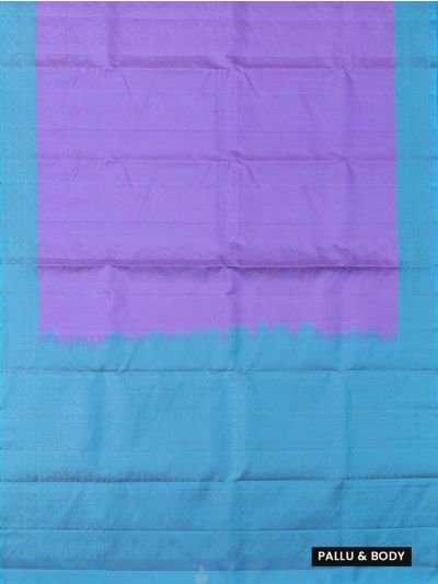 Kanmanie Soft Silk Floral Jaal with Geometric Floral Brocade 3 Inch Border Saree
