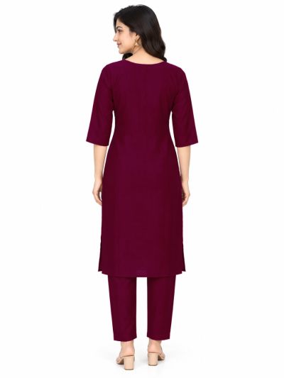Graceful Muse Readymade Bird and Floral Embroidered Salwar Kameez