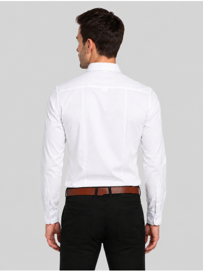 Warior Men’s Solid Full Sleeve Formal Shirt