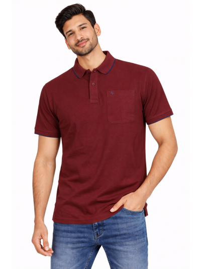 Classic Polo Men’s Premium Cotton Collar Half Sleeve Casual T-Shirt