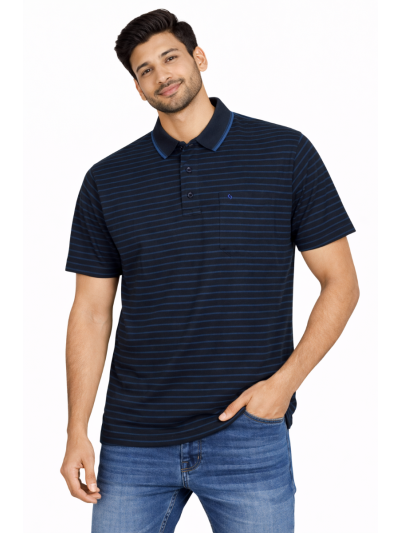 Classic Polo Men’s Premium Cotton Collar Half Sleeve Casual T-Shirt