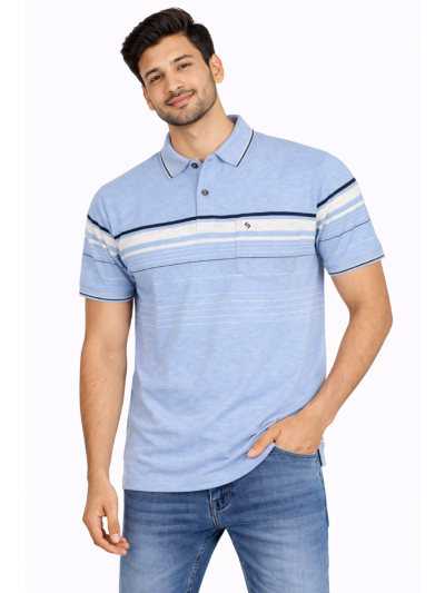 Classic Polo Men’s Premium Cotton Collar Half Sleeve Casual T-Shirt