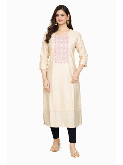 ChicVibe Elegant Embroidered Women’s Kurti