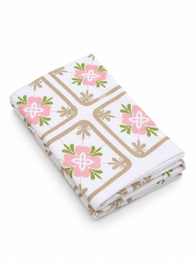 Doctor Towels Floral Tile Bamboo Bath Towel