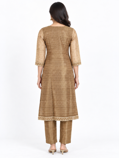 Graceful Muse Readymade Geometric Floral Salwar Kameez