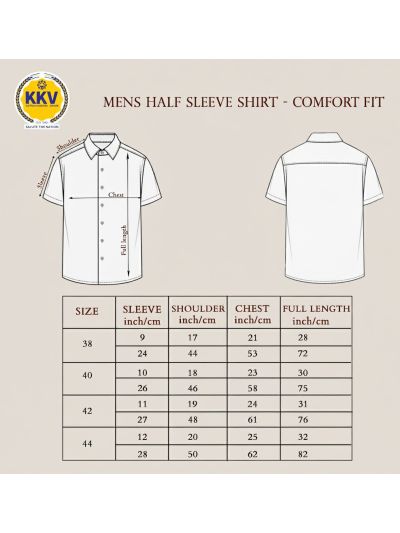 KKV Men’s Half Sleeve Tissue Cotton Readymade Shirt and Dhoti Set