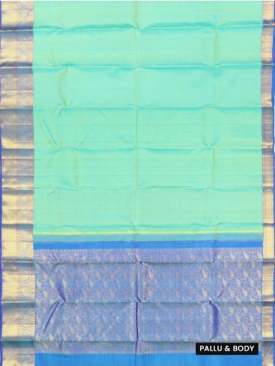 Vivaha Arani Pure Silk Traditional Butta Design with Zari Border Saree
