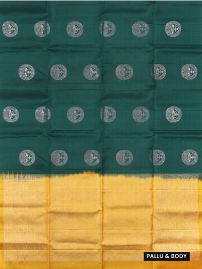 Gracecharm Elegant Pure Soft Silk Butta Design Borderless Saree