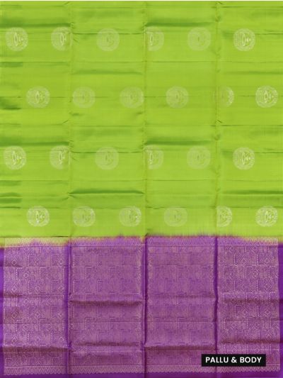 Gracecharm Elegant Pure Soft Silk Butta Design Borderless Saree