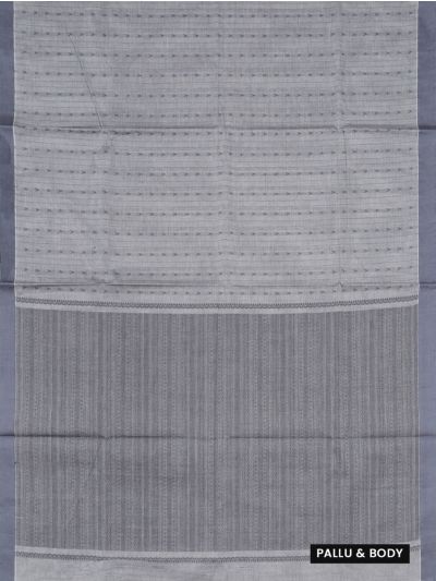 Kovai Cotton Stripe Arrowhead Butta Design with Border Saree