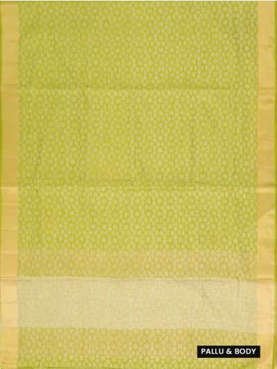 Gracecharm Semi Jute Butta Design with Border Saree