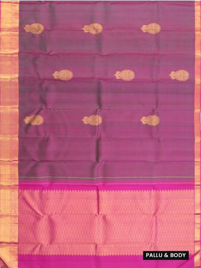 Vivaha Arani Pure Silk Medallion Butta with Floral Pallu Saree