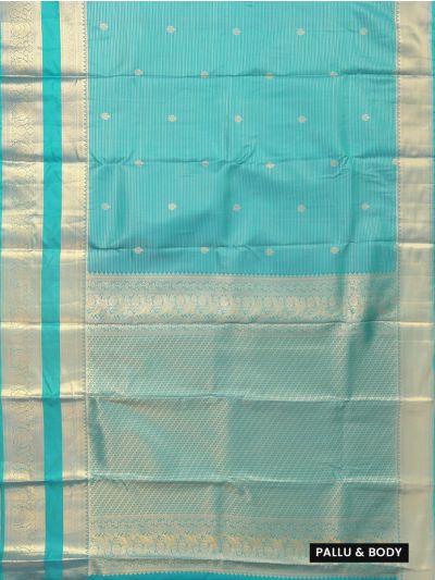 Gracecharm Gift Art Silk Line Butta with Diagonal Brocade Pallu Saree