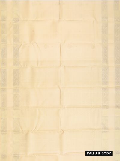 Vivaha Kanchipuram Pure Silk Fine Check Butta with Zari Border Saree